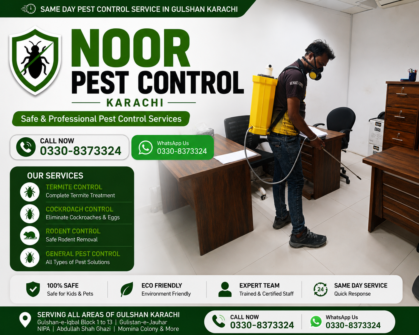 Bed Bug Treatment Services in Gulshan Karachi