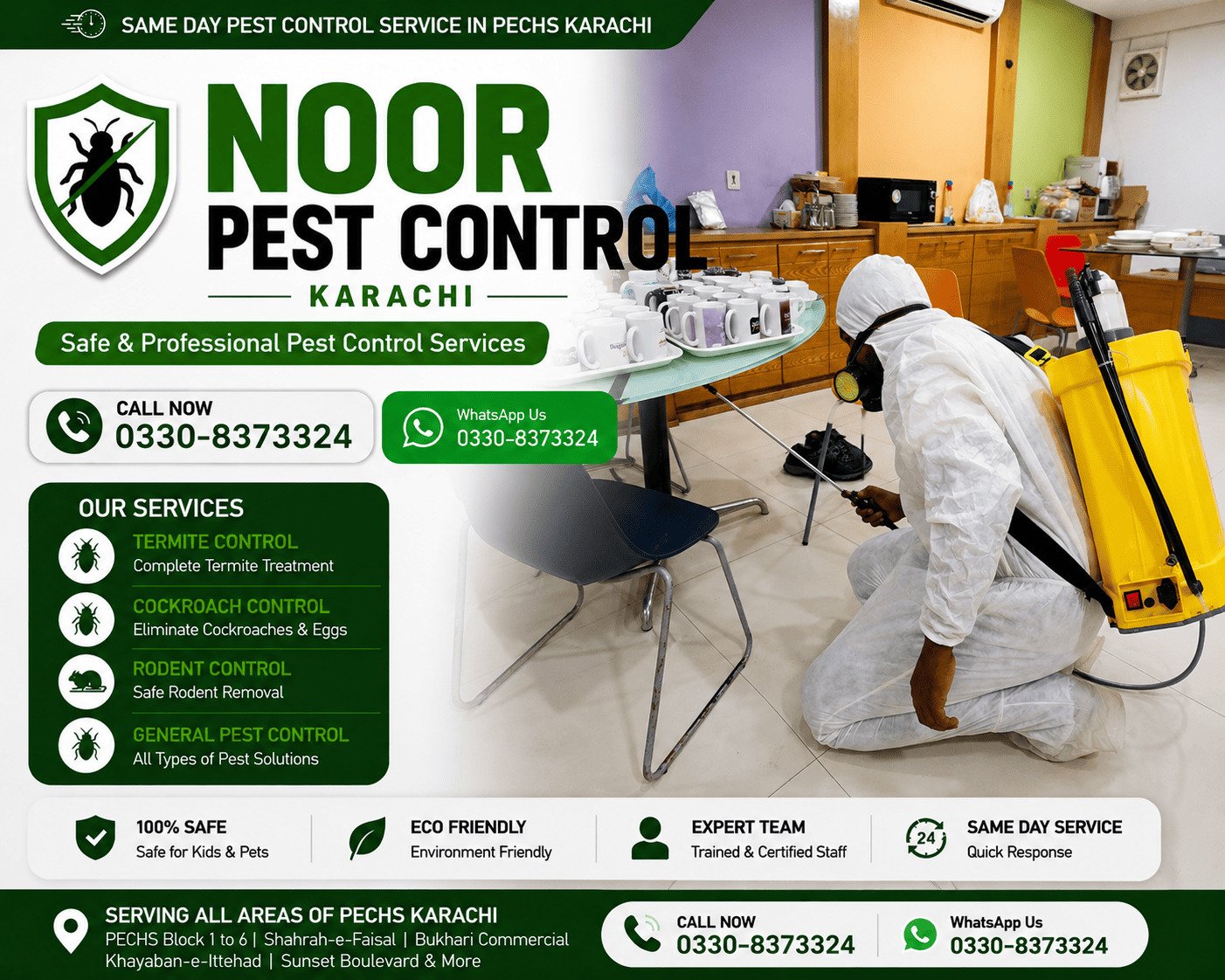 Bed Bug Treatment Services in PECHS Karachi