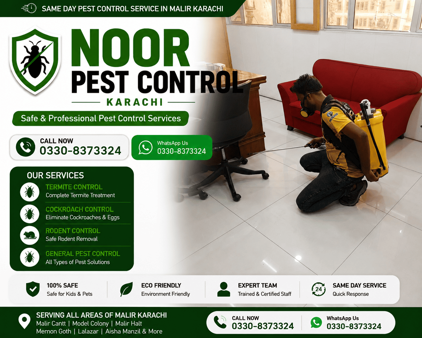Bed Bug Treatment Services in Malir Karachi