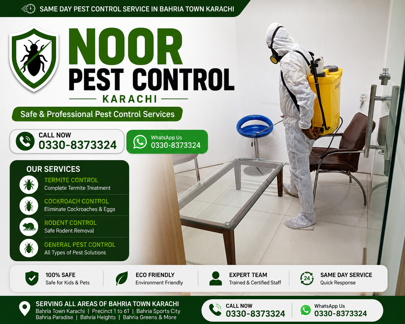 Bed Bug Treatment Services in Bahria Town Karach