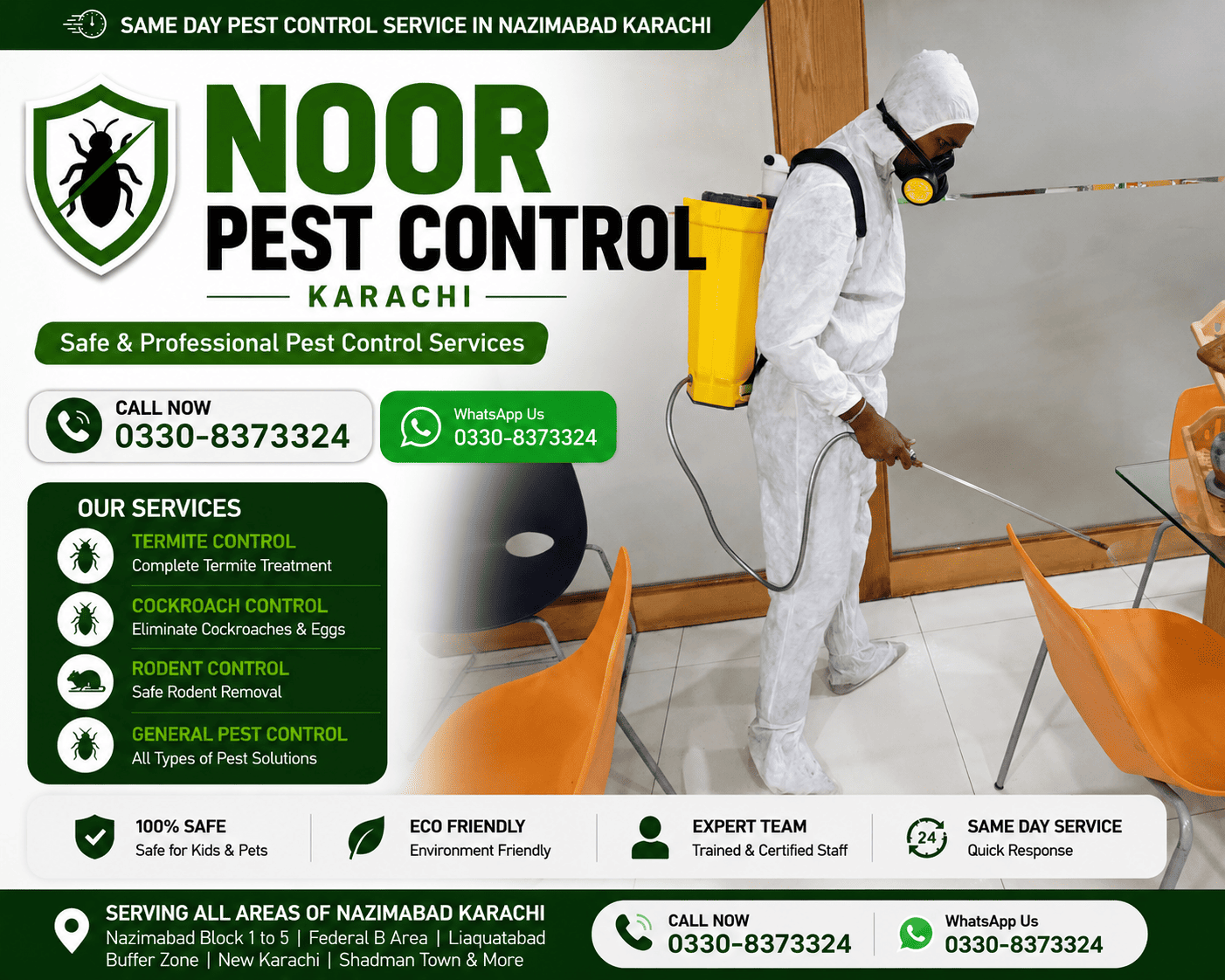 Bed Bug Treatment Services in Nazimabad Karachi
