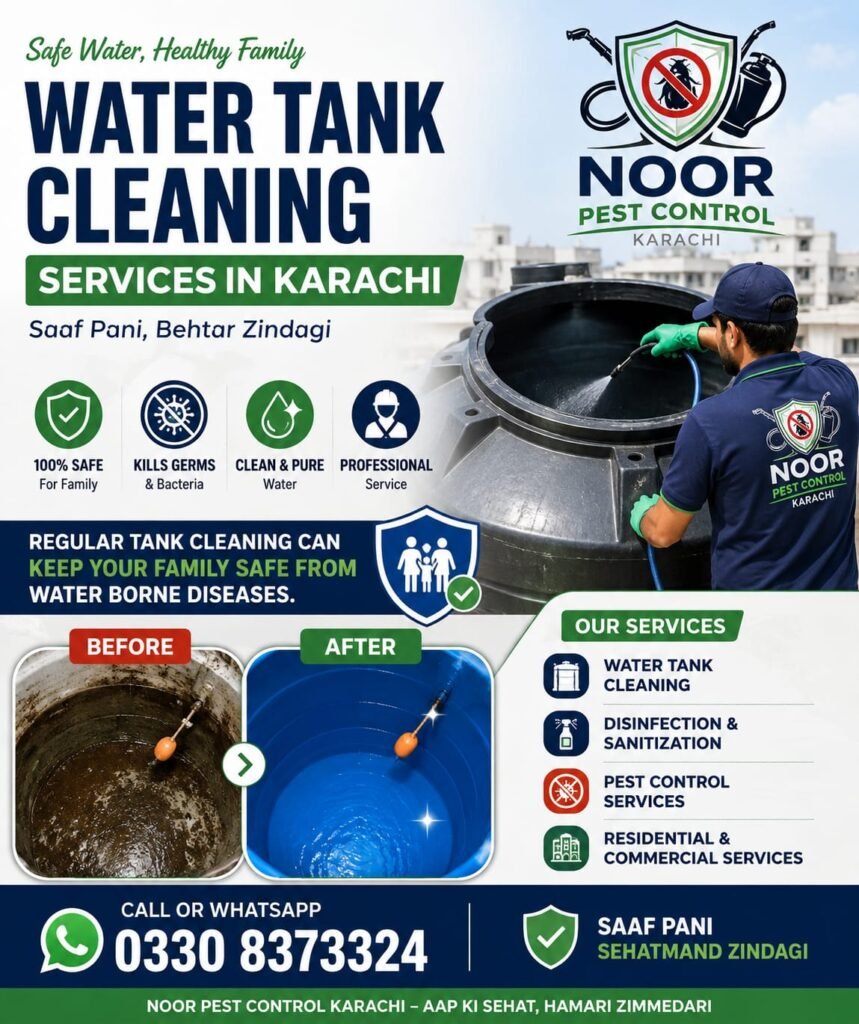 Cleaning Water Tank