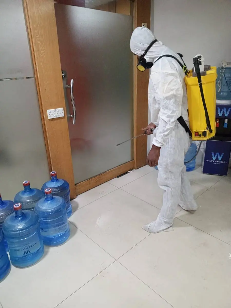 Noor Pest Control team carrying out professional pest control treatment in Karachi